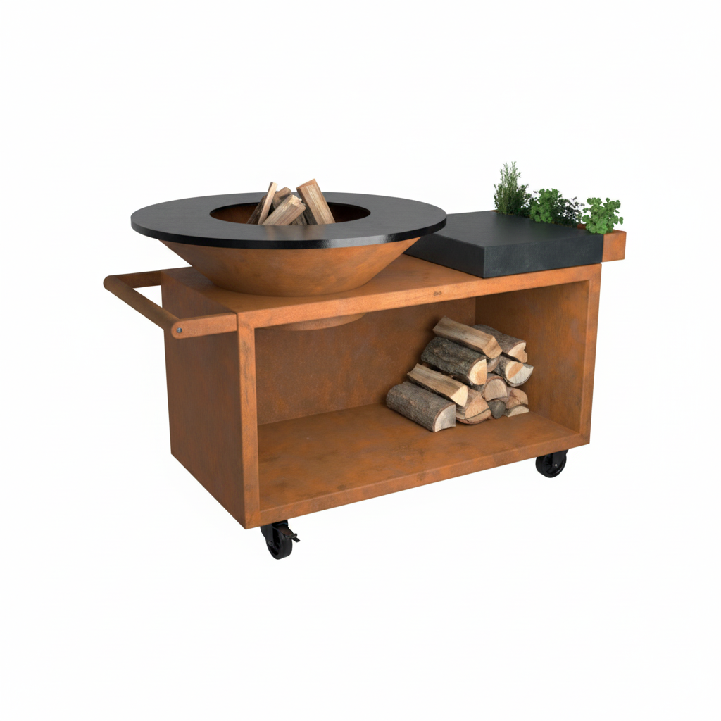 Island+ Corten - Fond blanc