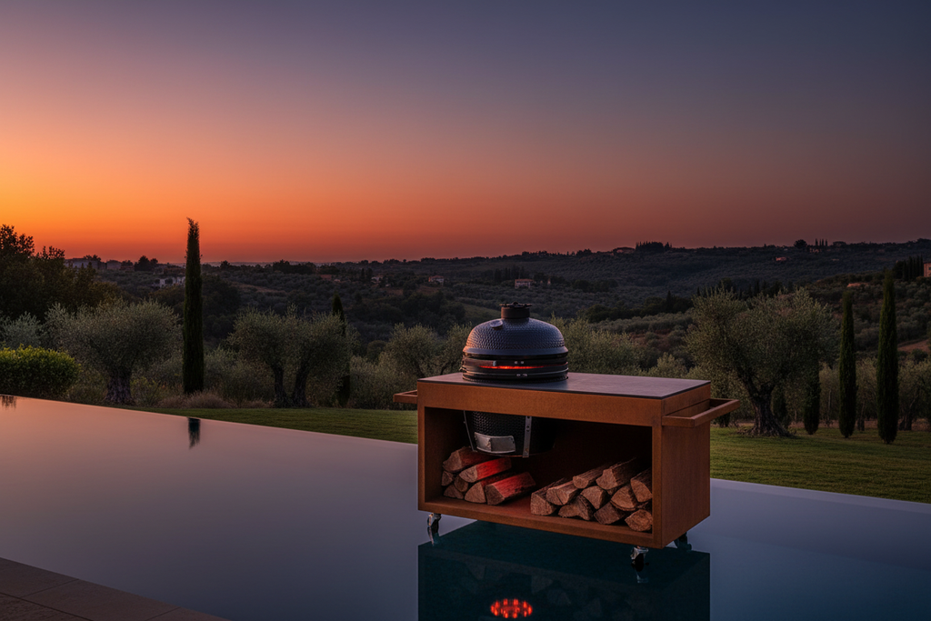 Kamado Table — Piscine